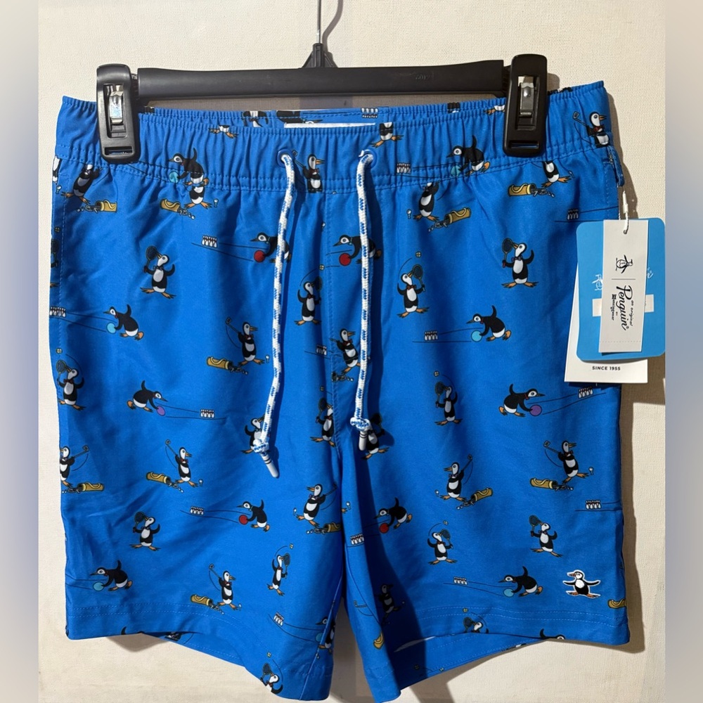 Original Penguin by Munsingwear Jethro Haynes Blue Swimwear French Blue Size-S